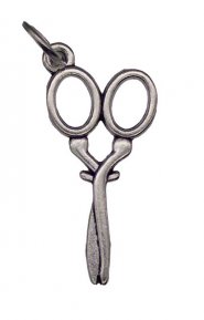 1" Scissor amulet