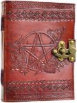 Pentagram leather w/ latch