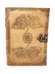 5" x 7" Double Tree Embossed leather w/latch