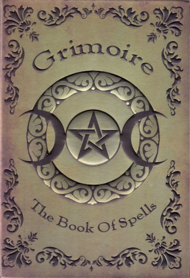 5 1/2\" x 8\" Grimoire, Book of Spells journal (hc)