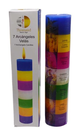 6 3/4\" 7 Archanglkes Pillar candle