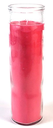 Pink 7-day jar candle