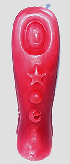 6\" Red Mummy candle