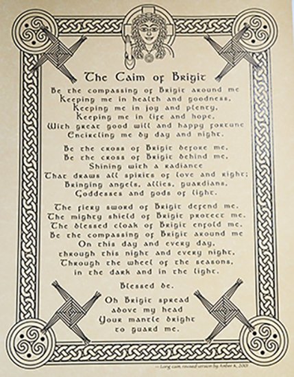 Caim of Brigit poster