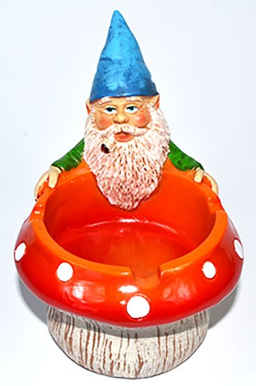 5\" Gnome Mushroom ashtray
