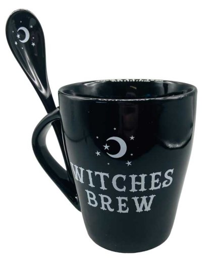 4\" Witches Brew mug & Spoon set