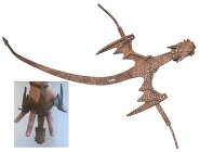 Brown Dragon hand pet