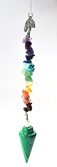 Malachite & Tree Chakra pendulum