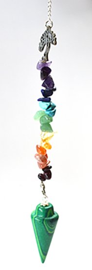 Malachite & Tree Chakra pendulum