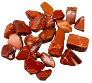 1 lb Jasper, Red tumbled stones