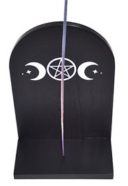 7 1/4" Triple Moon incense burner