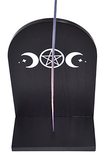 7 1/4\" Triple Moon incense burner