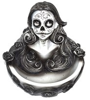 4 1/2" Day of the Dead incense holder