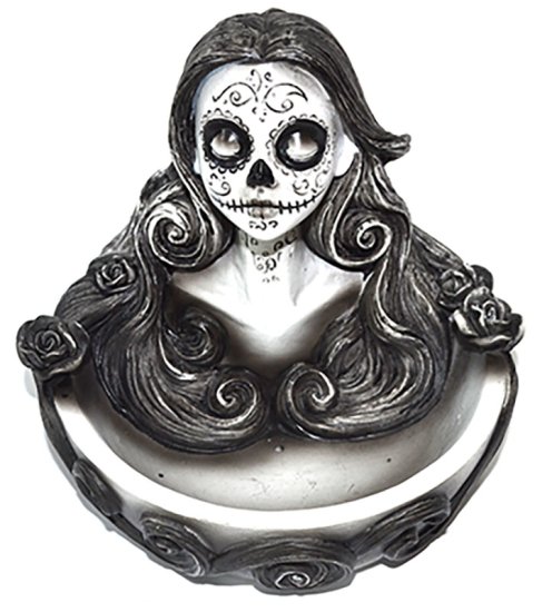 4 1/2\" Day of the Dead incense holder
