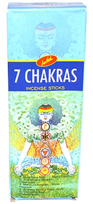 (box of 6) 7 Chakra sree vani stick