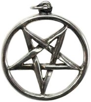 Pentagram Inverted pewter