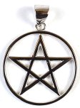 7/8" Pentagram sterling