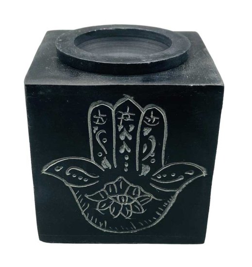 3\" square Hand soapstone oil diffuser