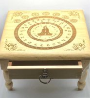 11 1/2x 11 1/2" Pendulum altar table