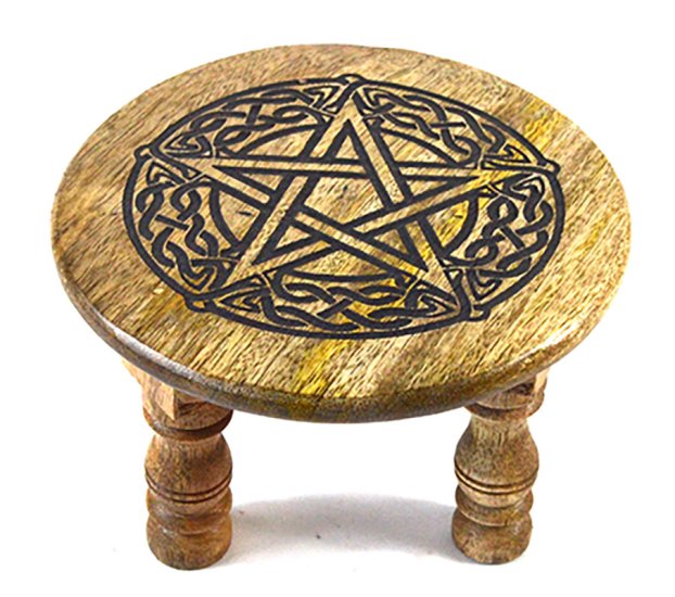 6\"dia x 4\" Pentagram altar table