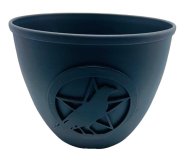 3 1/2" Pentagram & Bird candle holder