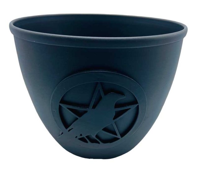 3 1/2\" Pentagram & Bird candle holder