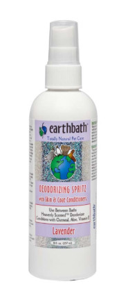 Earthbath 3-IN-1 Deodorizing Spritz for Dogs; Lavender 8oz