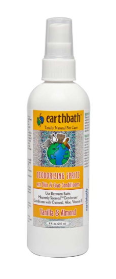 Earthbath 3-in-1 Deodorizing Spritz for Dogs; Vanilla and Almond 8oz