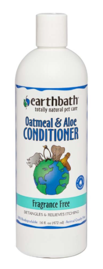 Earthbath Oatmeal and Aloe Conditioner; Fragrance Free 16oz