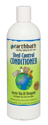 Earthbath Shed Control Conditioner; Green Tea and Awapuhi 16oz