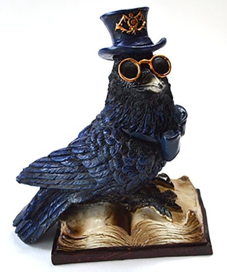 4 3/4\" Steampunk Raven