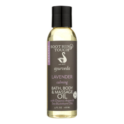 Soothing Touch Bath, Body And Massage Oil Lavender 4 OZ