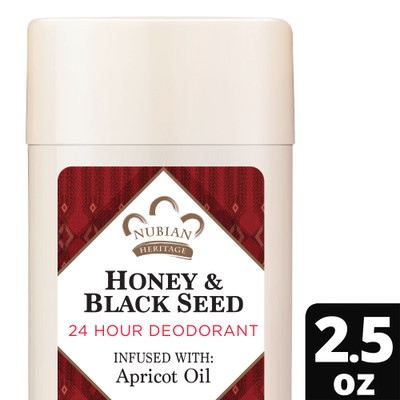 Nubian Honey & Blackseed 24 Hour All Natural Deodorant 2.25 OZ