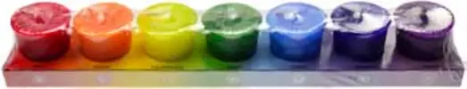 7 Pack Chakra votive