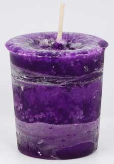 Healing Herbal Purple votive