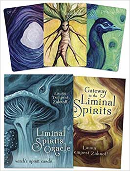 Liminal Spirits oracle,Witch\'s Spirit Cards by Laura Tempes Zakroff