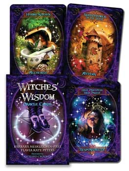 Witches\' Wisdom oracle by Meiklejohn-Free & Peters