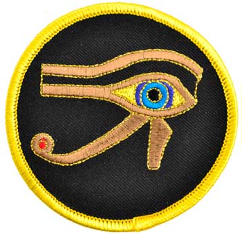 Eye of Horus sew-on patch 3\"