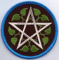Leafy Pentagram patch 3\"