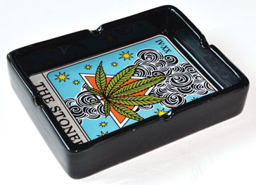 4\" x 5 1/4\" Stoner Tarot Card ashtray