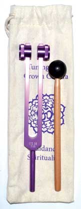 8 1/2\" Crown (purple) tuning fork
