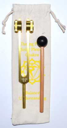 8 1/2\" Solar Plexus (yellow) tuning fork