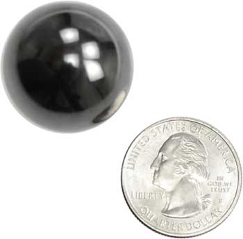 1\" Magnetic Hematite balls 10 pair