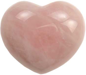 1 3/4\" Rose Quartz heart