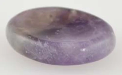 Amethyst worry stone