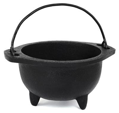Cast Iron Cauldron 6\"