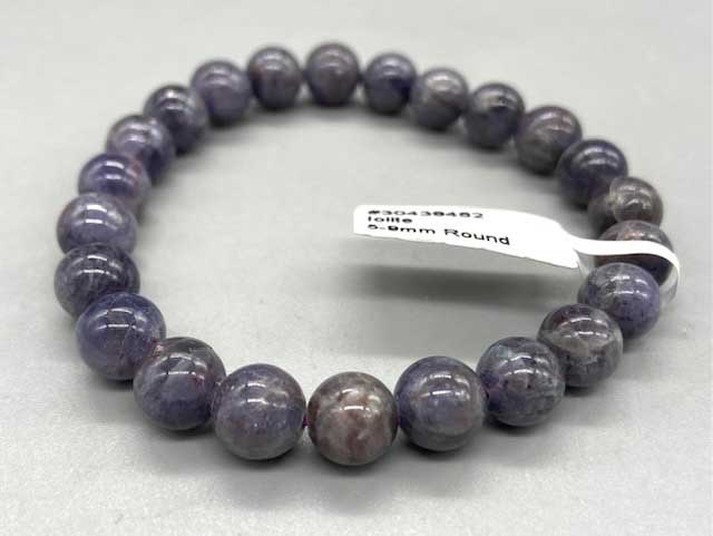 5-9mm Iolite bracelet