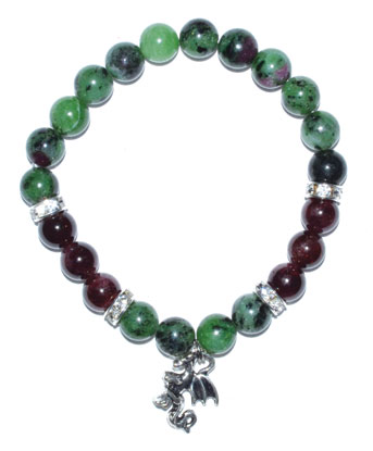 5mm - 8mm Ruby Zoisite bracelet