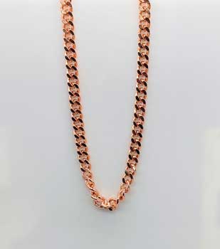 24" Copper Heavy necklace