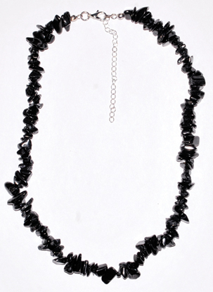 18\" Shungite chip necklace